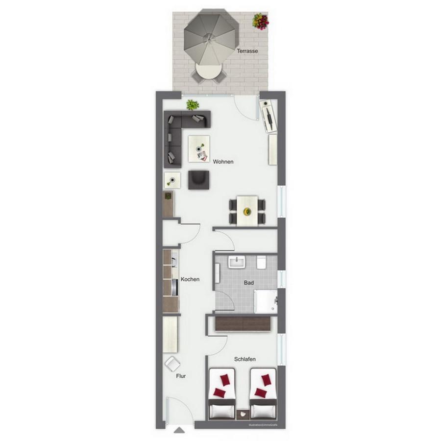 Papillon Wohnung 04-4 Болтенхаген Екстериор снимка